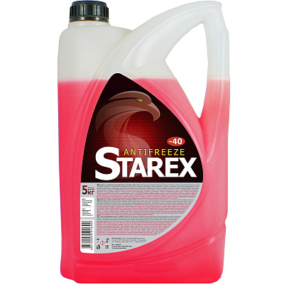Антифриз красный STAREX -40°C, 5 кг