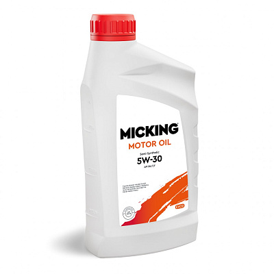 Масло моторное 5W30 Micking Motor Oil EVO2, API SN/CF Полусинтетическое 1л