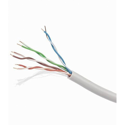 Витая пара UTP кат 5Е 4х2х0,48мм, ПВХ 305м (серый)TDM