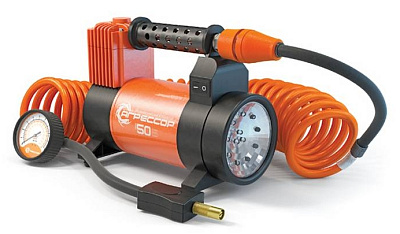 Компрессор 12V, 280W, 50 л./мин., переход. для накач. лодок,