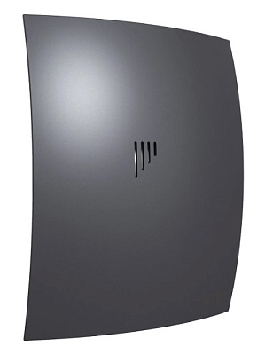 Вентилятор BREEZE 4C Dark gray metal осевой вытяжной с обратным клапаном D 100