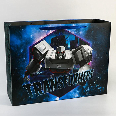 Пакет ламинат "Transformers", 61х46х20 см, Трансформеры   