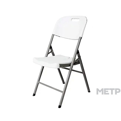 Стул Nolita складной L51хW47.5хH86см 4кг, Дерево светлое, HDPE-панель 3.5см, сталь 25х1мм