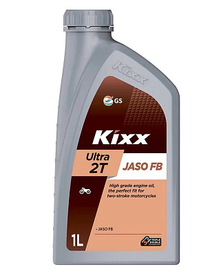 Масло моторное 2T FB/TC KIXX ULTRA 1л двухтактное п/синтетическое