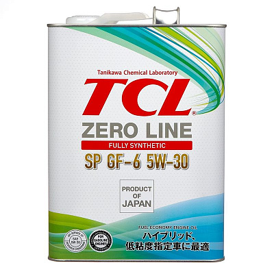 Масло моторное 5W30 TCL Zero Line, API SP ILSAC GF-6 Синтетическое 4л