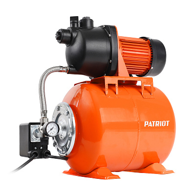 Станция водоснабжения автономная PATRIOT PW 1200-24 P, пластик, 24л, 1200Вт, 3780л/ч, 40м