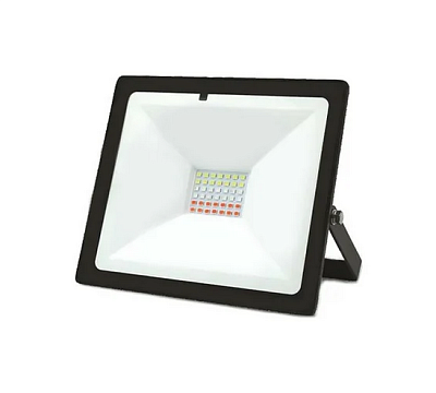 Прожектор светодиодный цветного свечения мультиколор (RGB) 30Вт IP65 148х33х120 мм с пультом REXANT