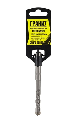 Бур по бетону SDS-plus ГРАНИТ 10,0х110/50 4грани Quadro-X
