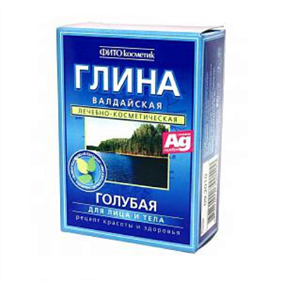 Глина голубая ФК Валдайская 100г не марка