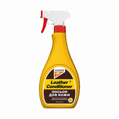 Очиститель-кондиционер кожи KANGAROO Leather conditioner 500 мл НМ