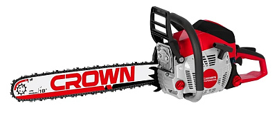Бензопила CROWN 54,5см³/2,6кВт/18"(45,7см)/0.325*1,5*72зв/TSFS/AVS/Easy Start