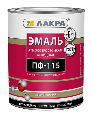 Эмаль ПФ-115 Лакра Голубой, 2,8кг