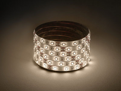 С Лента светодиодная 12В  4,8Вт/м 60Led/м IP65 3000К LS2835 -60LED-IP65-WW-eco 5метров ЭРА