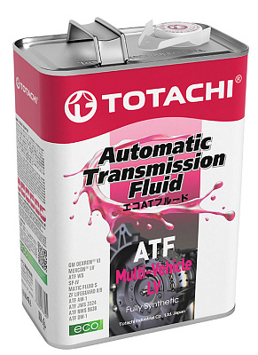 Жидкость для АКПП TOTACHI ATF Multi-Vehicle LV Синтетика 4л