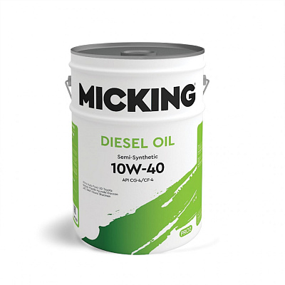 Масло моторное 10W40 Micking Diesel Oil PRO2, API CG-4/CF-4 Полусинтетическое 20л
