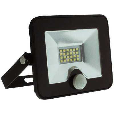 Прожектор светодиодный с датчиком  50Вт 2550Лм IP65 4200К FL-LED Light-PAD SENSOR Black