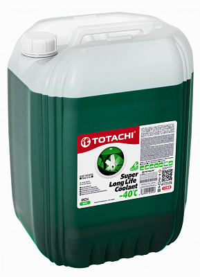 Антифриз зеленый TOTACHI SUPER LONG LIFE COOLANT -40°C, 20л