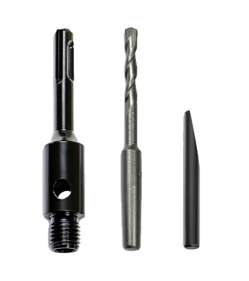 Адаптер SDS-plus METALLICA Optima 115 мм, для коронок алм. М16, с сверлом