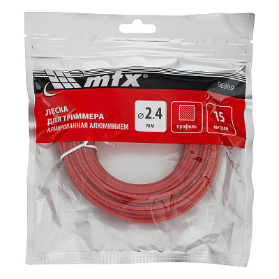 Леска для триммера звезда 2 мм х 15 м,  блистер FLEX CORD// Denzel