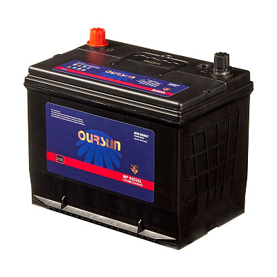 Аккумулятор 95D26L Ёмкость 80 Ah, Пусковой ток 680A OURSUN JIS MF