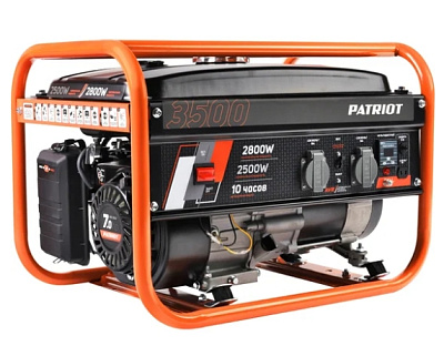 Генератор бензиновый 2,5/2,8 кВт PATRIOT GRS 3500 220В