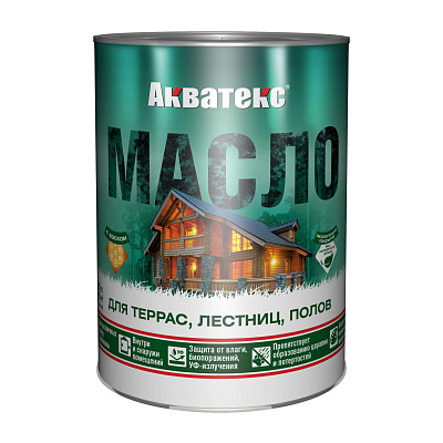 Масло для для террас, лестниц, полов Акватекс палисандр 2,5л
