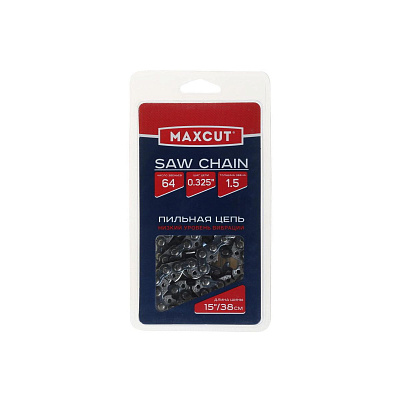 Цепь пильная MAXCUT 91LV-52E (14"35см, 1.3мм, 52 звена, 0.375",3/8)