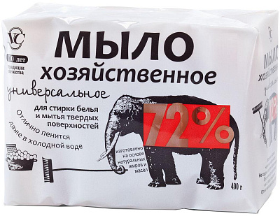 Мыло Хозяйственное. 72% универсальное 4х100 г не марка