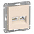ATN000285 AtlasDesign бежевый Розетка RJ45 СП 2м кат 5E механизм SchE