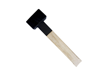 Кувалда литая, деревянная рукоятка, №3, 2450г