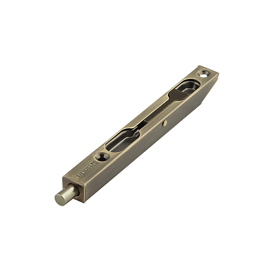 Ригель 5 1/2" (ст.бронза) для распашных дверей (Шпингалет торцевой)						