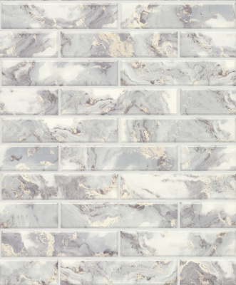 10127-46 Обои бумажные Керама фон серый 0,53х10,05м