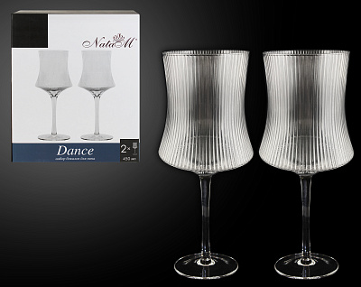 Бокалы для вина Dance 450мл 2шт
