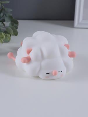 Фигурка световая RISALUX «Барашек», 2 Вт, LED-ночник антистресс, RGB, USB, 13.8×16.5×8 см