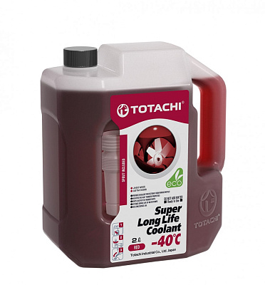 Антифриз красный TOTACHI SUPER LONG LIFE COOLANT -40°C 2л