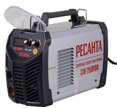 Сварочный инвертор Ресанта САИ-250ПРОФ, 10-250А, 100-260В, 1,6-6,0мм