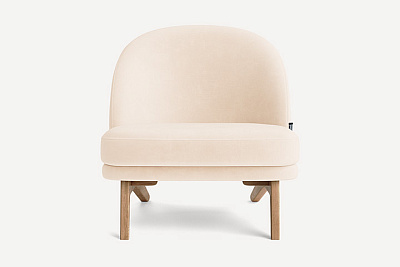 Кресло Пайл 76х82х81см Barhat Beige, Lanza Beige велюр цвет: бежевый
