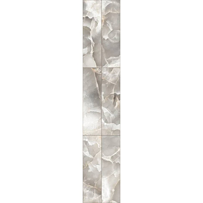 Панель ПВХ Opal Grey Marble Straight фотопечать 2700х250х8мм