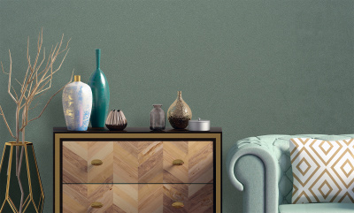 88287-05 Обои флизелиновые Kaleidoscope, фон зелёный 1,06х10м1