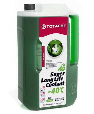 Антифриз зеленый TOTACHI SUPER LONG LIFE COOLANT -40°C, 5л