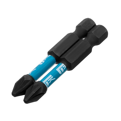 Биты профессиональные, торсионные, сталь S2, 1/4" Е PZ2х50  (2шт.)