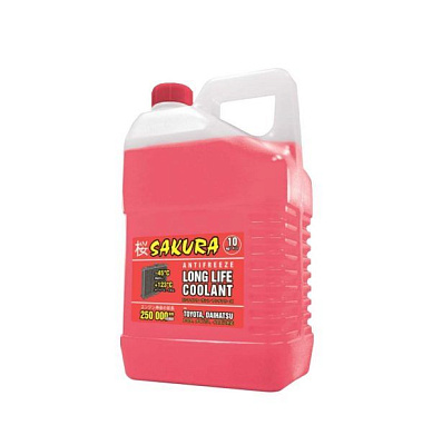 Антифриз красный Sakura -45°C, 5кг