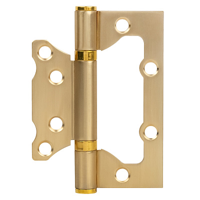 Петля накл. ун. ISPARUS 800-4" FHP (сатинированное золото) без колп.(100х74х2,5)