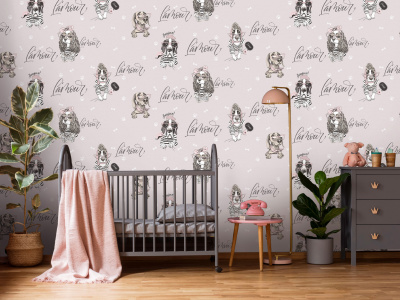 286075 Обои флизелиновые FRIEND, мотив розовый 1,06х10м1