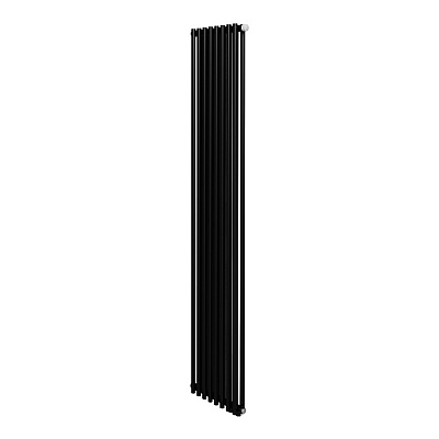 Радиатор трубчатый 6 секций, Shift R22 (круг) VC2180 (Г72хВ1800хШ260) ниж.подкл, черный (RAL9005)