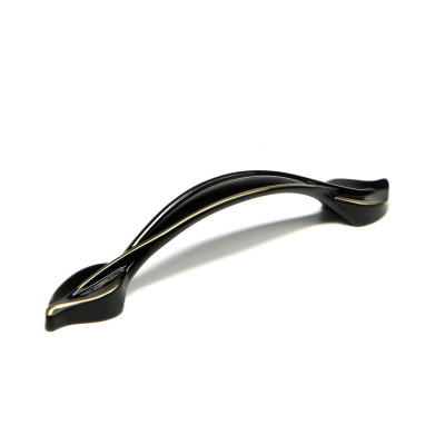 9644621 Ручка-скоба CAPPIO RSC025, м-о 96 мм, черно-золотой