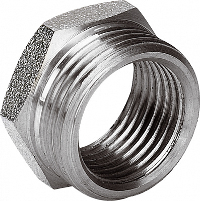 Футорка 3/8"х1/2'', внутренняя-наружная резьба, AQUALINK