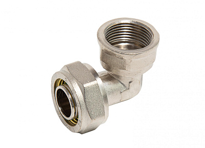 Уголок обжимной 20х1/2", внутренняя резьба, HLV