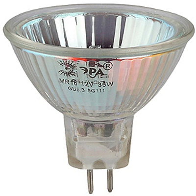 Лампа галогенная  ЭРА GU5.3-MR16-35W-12V-Cl