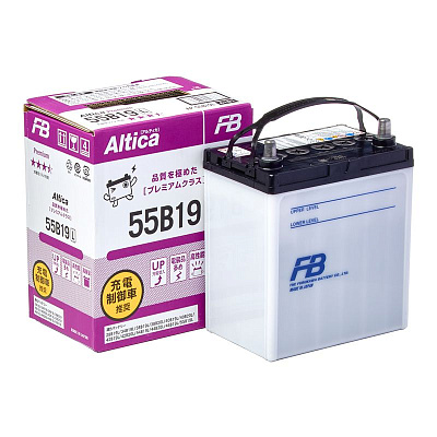 Аккумулятор 55B19L Ёмкость 50 Ah, Пусковой ток 450А FB Altica PREMIUM